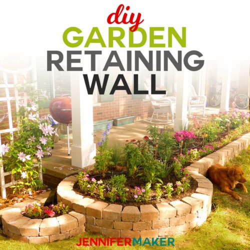 DIY Retaining Wall Construction for a Beautiful Garden - Jennifer Maker