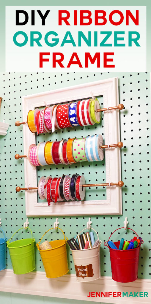 DIY Ribbon Storage Organizers, Racks, & Shelves - Jennifer Maker