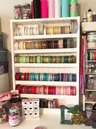 DIY Ribbon Storage Organizers, Racks, & Shelves - Jennifer Maker