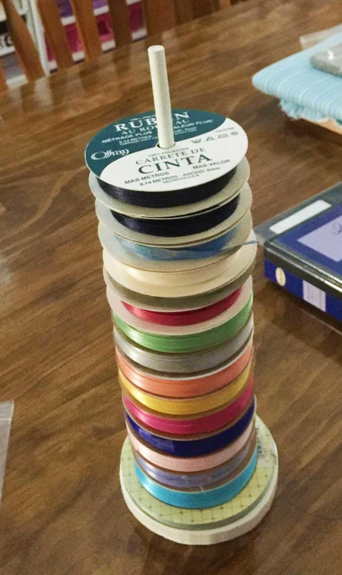 Ribbon Storage and Organization