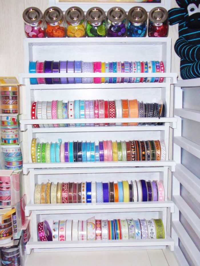 Ribbon Storage Ideas That Will Keep Your Rolls of Ribbon Organized For Good  - In My Own Style