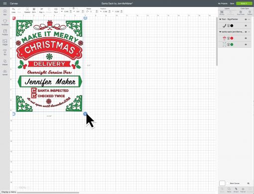 Resize your design in Cricut Design Space