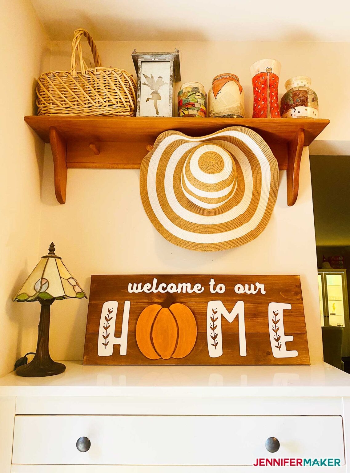 DIY Home Sign for All Seasons! Jennifer Maker