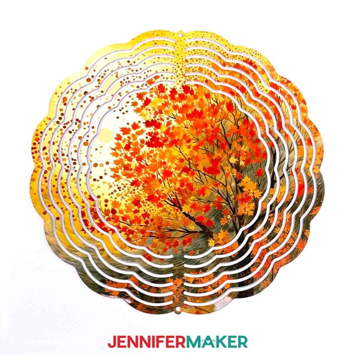 DIY Wind Spinner With Sublimation or Infusible Ink - Jennifer Maker