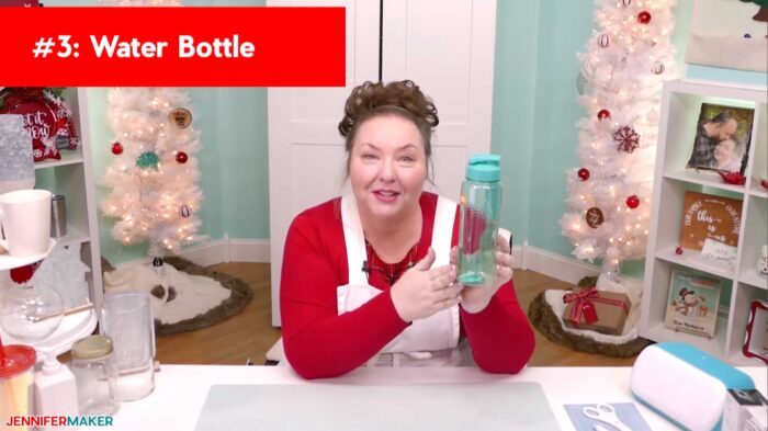 Dollar Tree Water Bottle for Cricut Crafting