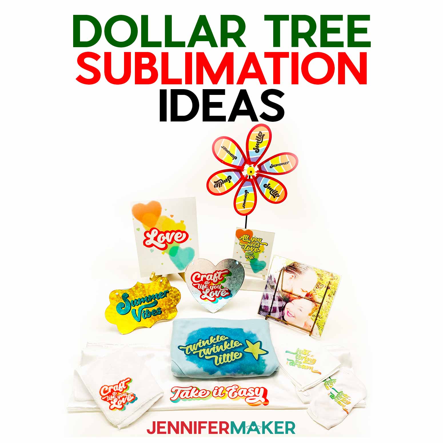 Dollar Tree Sublimation Ideas: Dozens of Options!