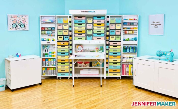 Craft Room Organization with JenniferMaker