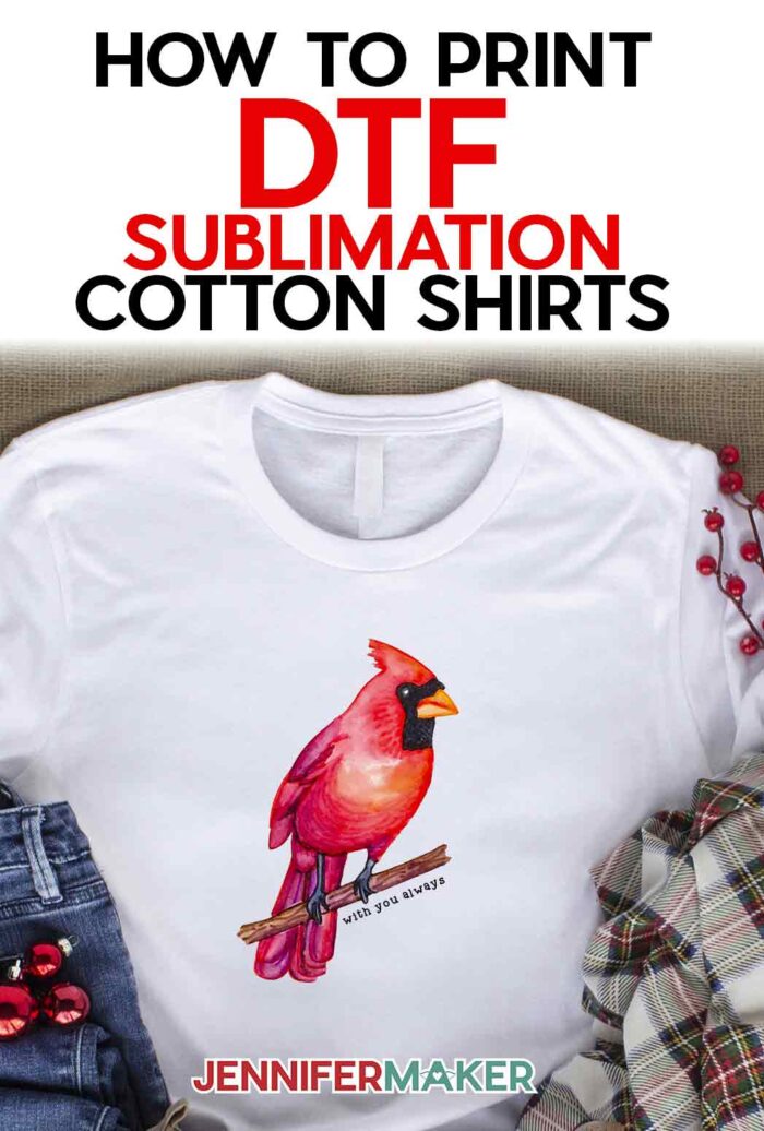 DTF T-Shirt Printing at Home on COTTON: Sublimation Print Hack