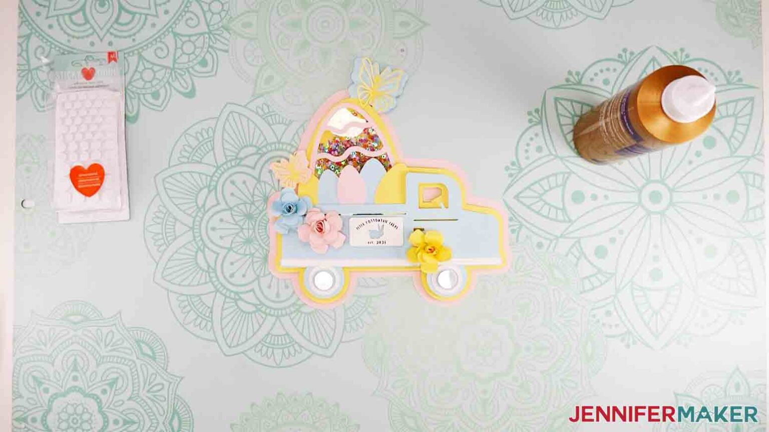 adorable-easter-truck-decor-shadow-box-jennifer-maker