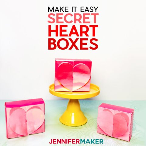 Easy Heart Box with Hidden Hearts! - Jennifer Maker