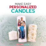 Personalize any candle with a photo of your loved ones