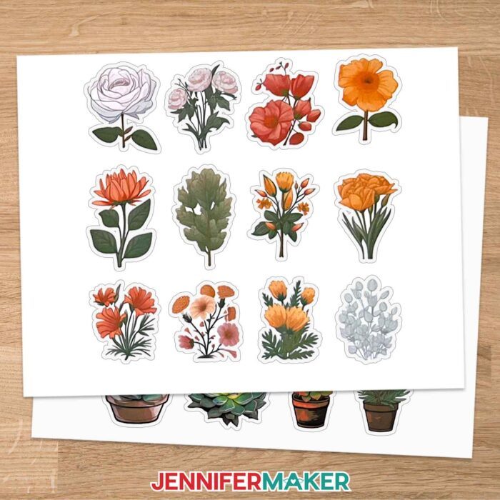 Easy Print & Cut Stickers on a Cricut! - Jennifer Maker