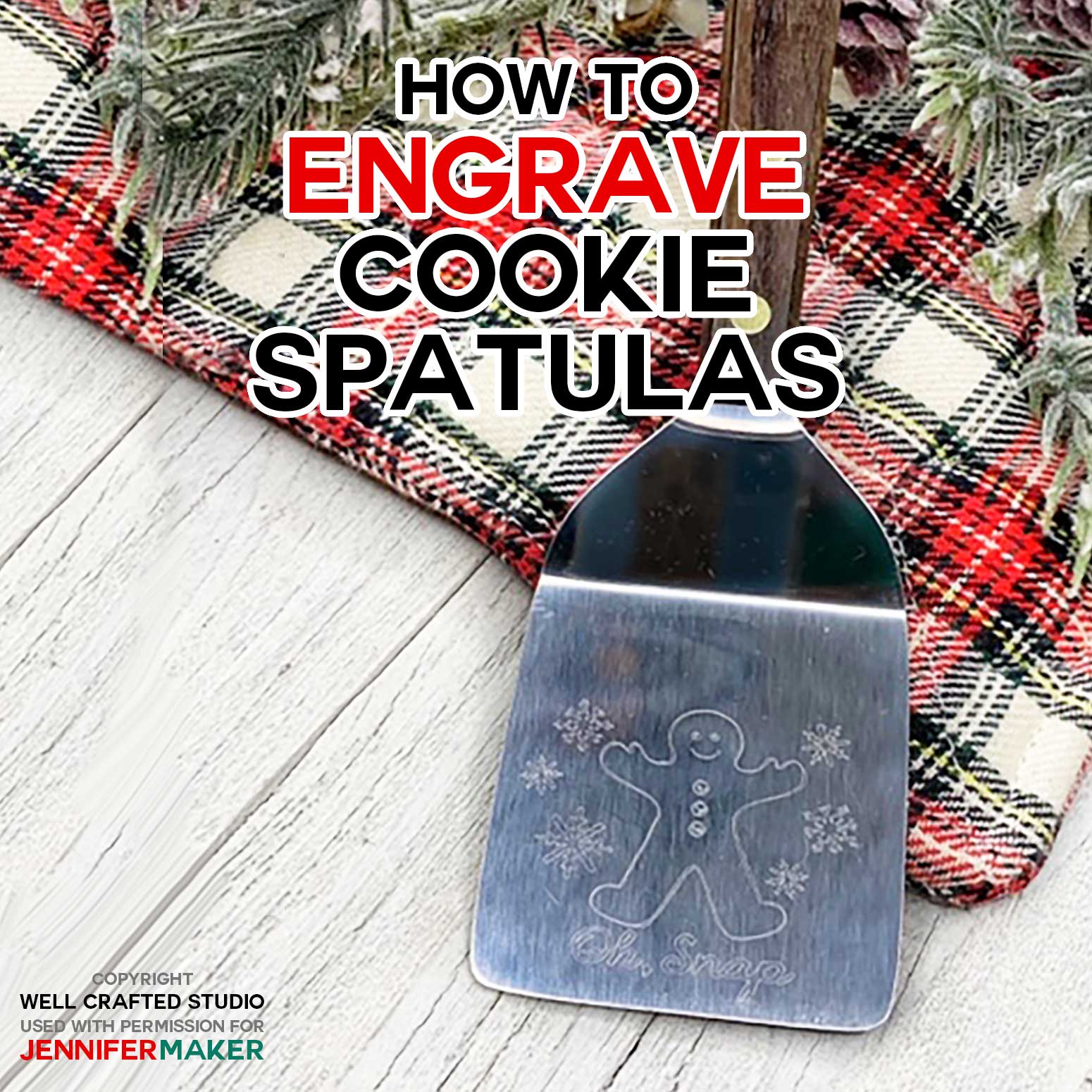 How to Engrave a Cookie Spatula with the Cricut Maker's Engraving