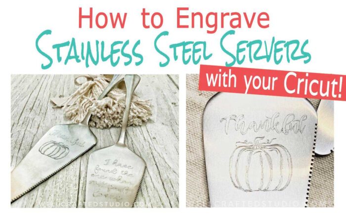 How to Engrave Stainless Steel Servers by Well Craft Studio