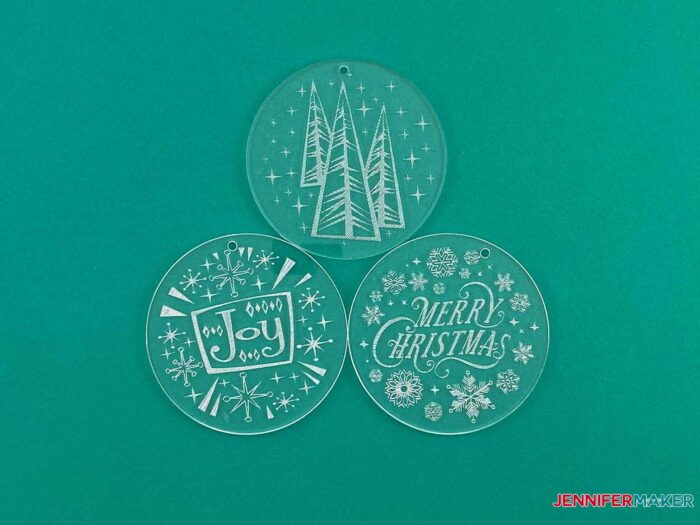 How to Engrave Acrylic Ornaments  Learn how to engrave acrylic ornaments  on your Cricut Maker, including how to add a name and center your engraving  on your ornament! Get the full