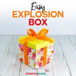 Make an Easy Explosion Box Card with this Tutorial and Free Template and SVG Cut File #papercrafts #cricut #cardmaking #cricutmade