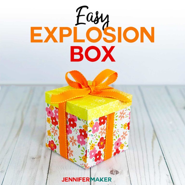 Explosion Box Card Tutorial: Endless Box – Free SVG File