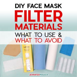 Face Mask Filter Materials Safety: What to Use, What to Avoid - Common Household Materials that may be used as a filter, along with research into effectiveness and breathability