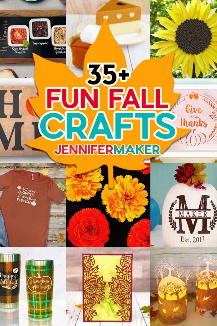 35+ Easy Fall Crafts To Make: Free, Fun Craft Ideas! - Jennifer Maker