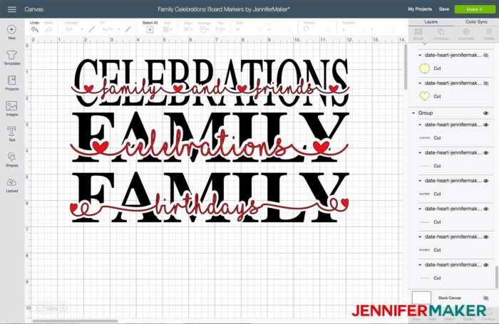 DIY Family Celebration & Birthday Board - Jennifer Maker