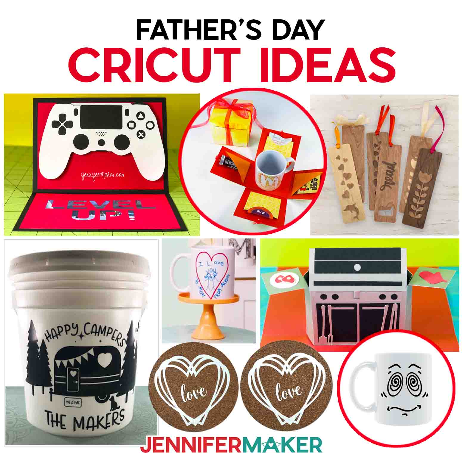 30+ Easy Father’s Day Cricut Ideas & Gifts For Dad