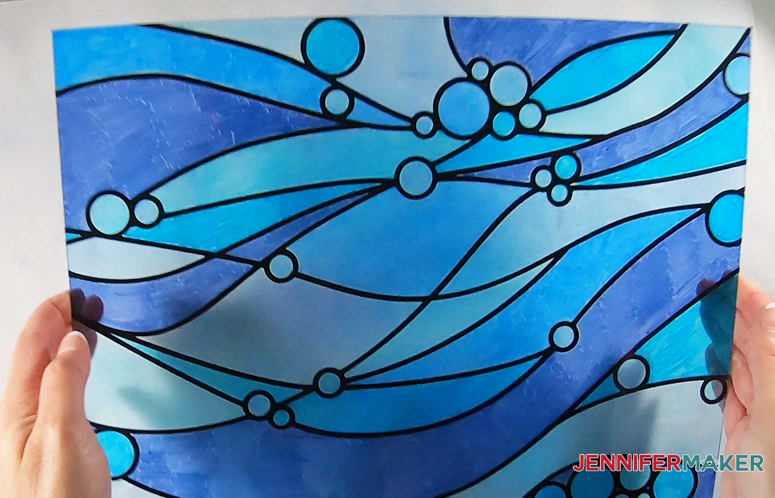 FolkArt Glass Enamels vs Gallery Glass for Faux Stained Glass Window  Project — Craft Critique