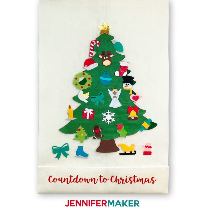 Felt Christmas Tree Advent Calendar