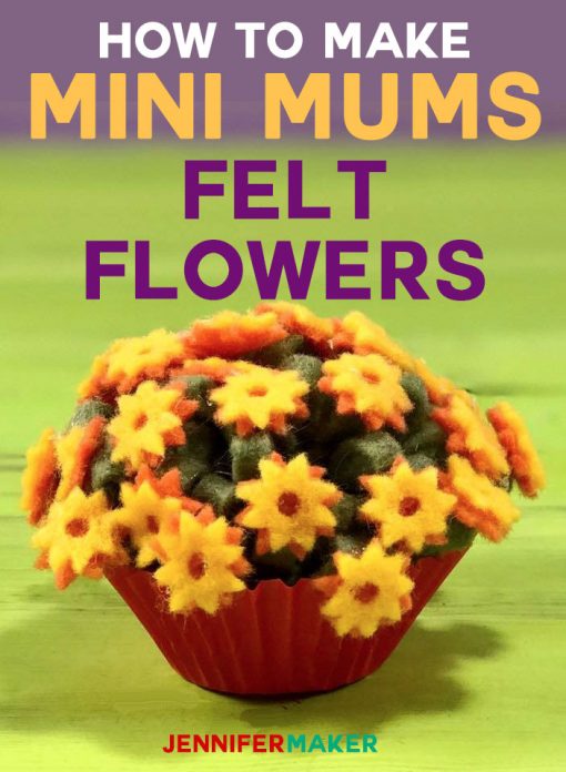 Felt Flowers | Mini Mums | How to Make