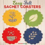 Easy Felt Sachet Coasters
