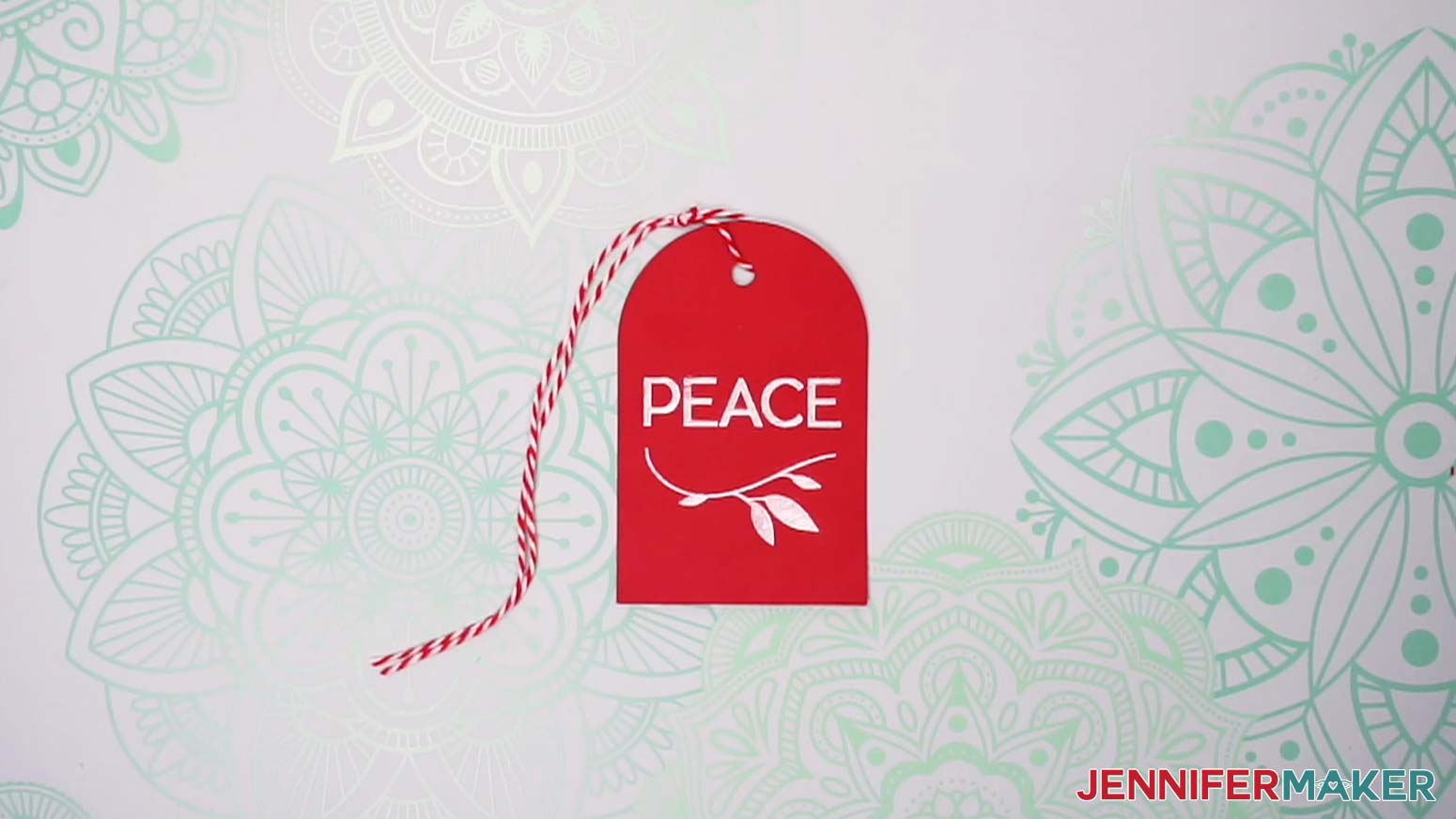 fill designs jennifermaker foiled gift tag silver and red for the holidays