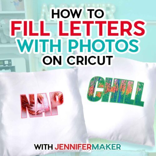 Fill Letters with Photos by JenniferMaker