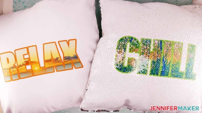 final results sublimation on pillowcases