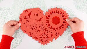 Floral Heart SVG With Flowers - Intricate Cuts Made Easy! - Jennifer Maker