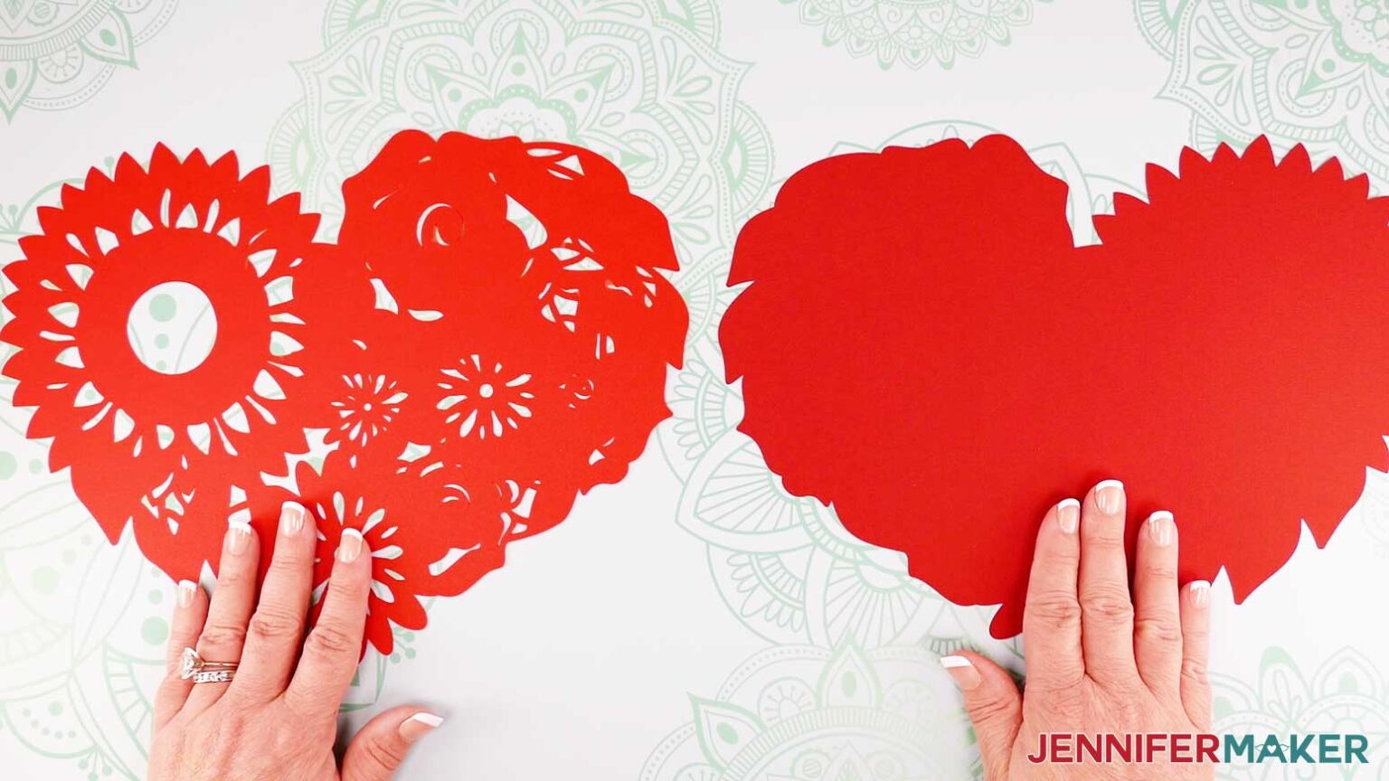 Floral Heart SVG With Flowers - Intricate Cuts Made Easy! - Jennifer Maker