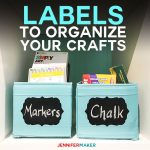 Free Label Templates to Organize Your Craft Supplies! | craft room organization | free printable labels