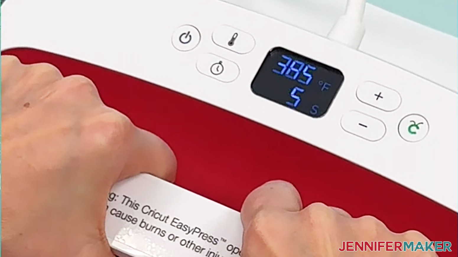 Preheat the aluminum blank for 5 seconds