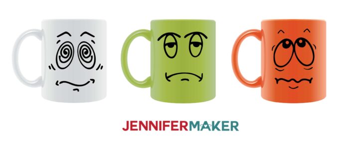 Guide to the BEST Cricut Vinyl for Coffee Mugs! - Jennifer Maker