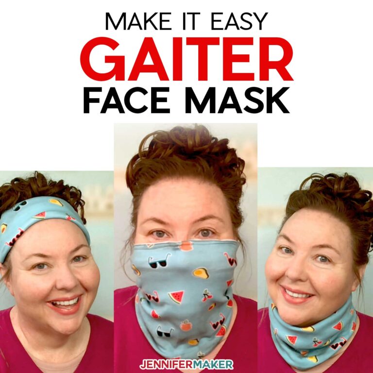 Gaiter Face Mask Pattern – Easy, Fast, & Versatile!