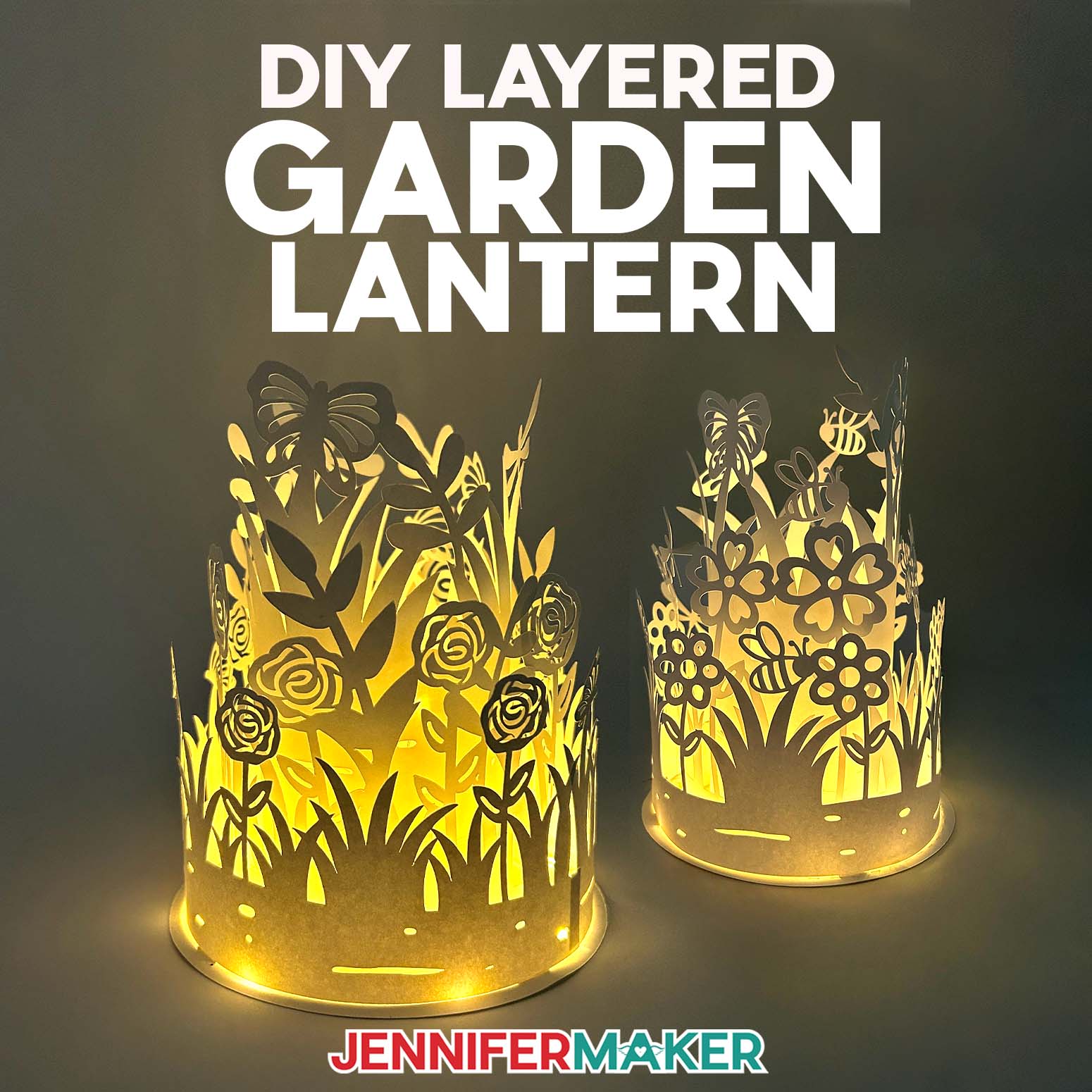 Layered Garden Lantern: DIY Tiered Lighting for Spring!
