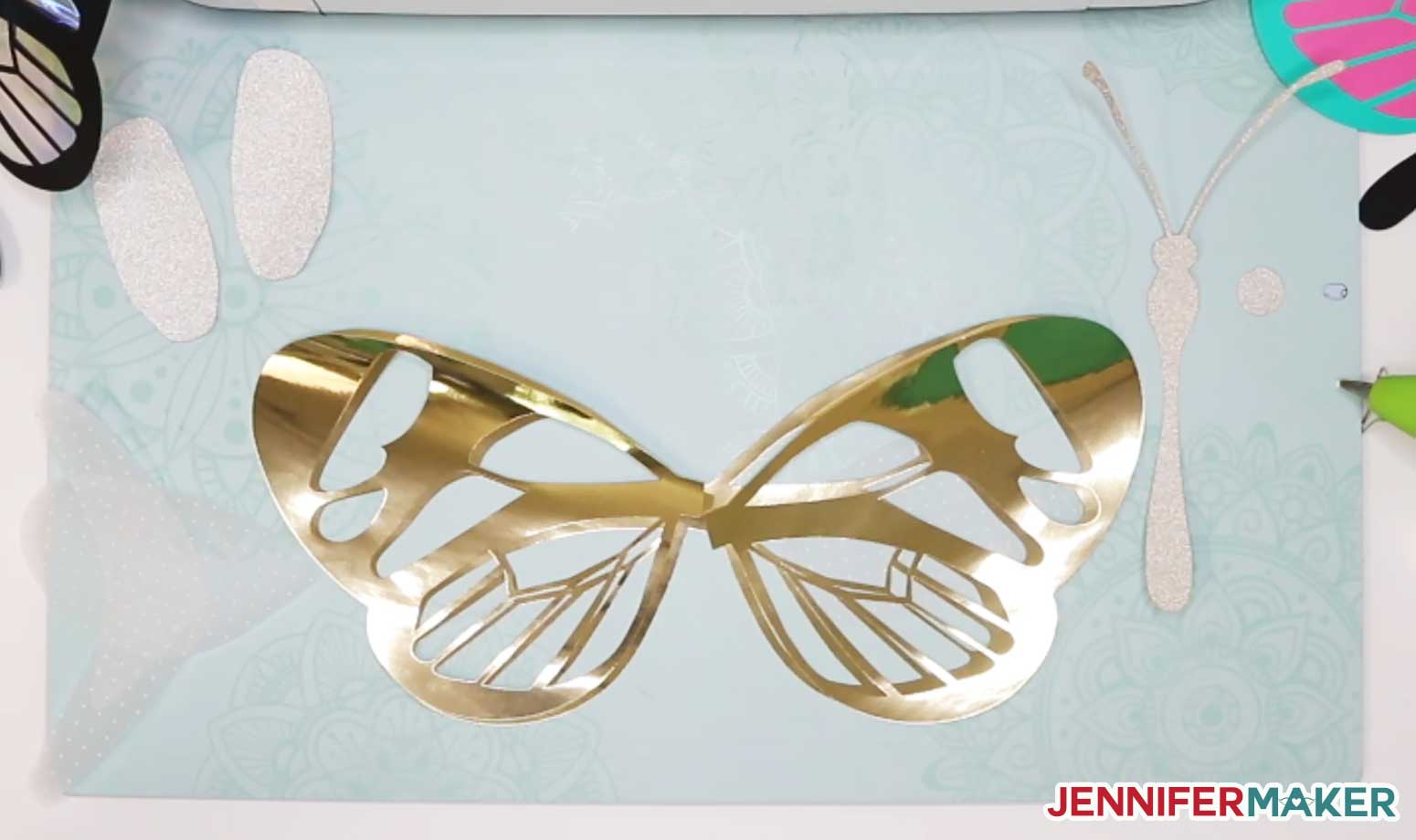 Make Paper Butterfly Decorations - Jennifer Maker