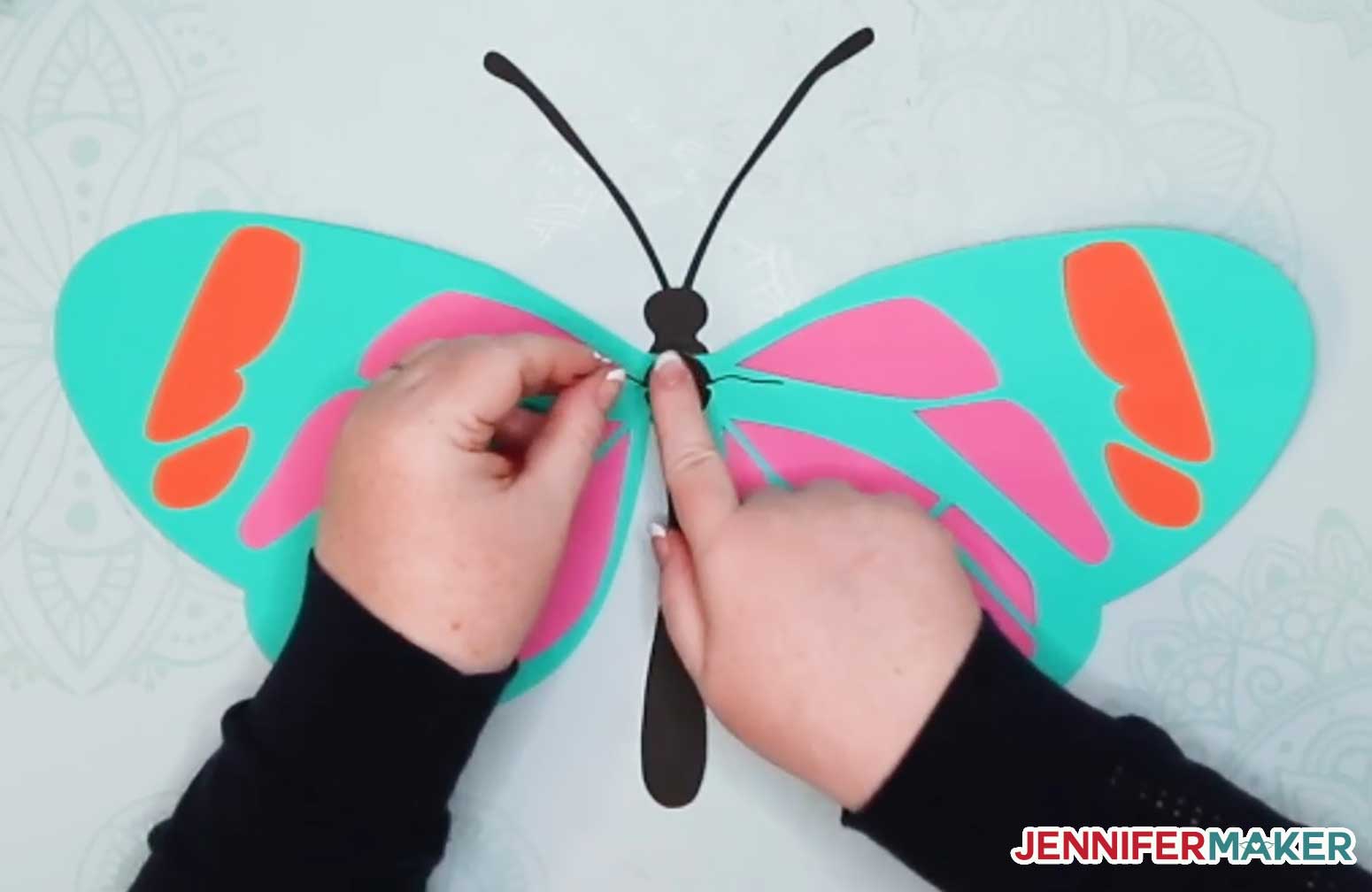 Giant Paper Butterfly: The Glasswing - Jennifer Maker