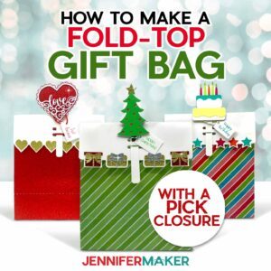 Make a gift bag with Jennifer's tutorial