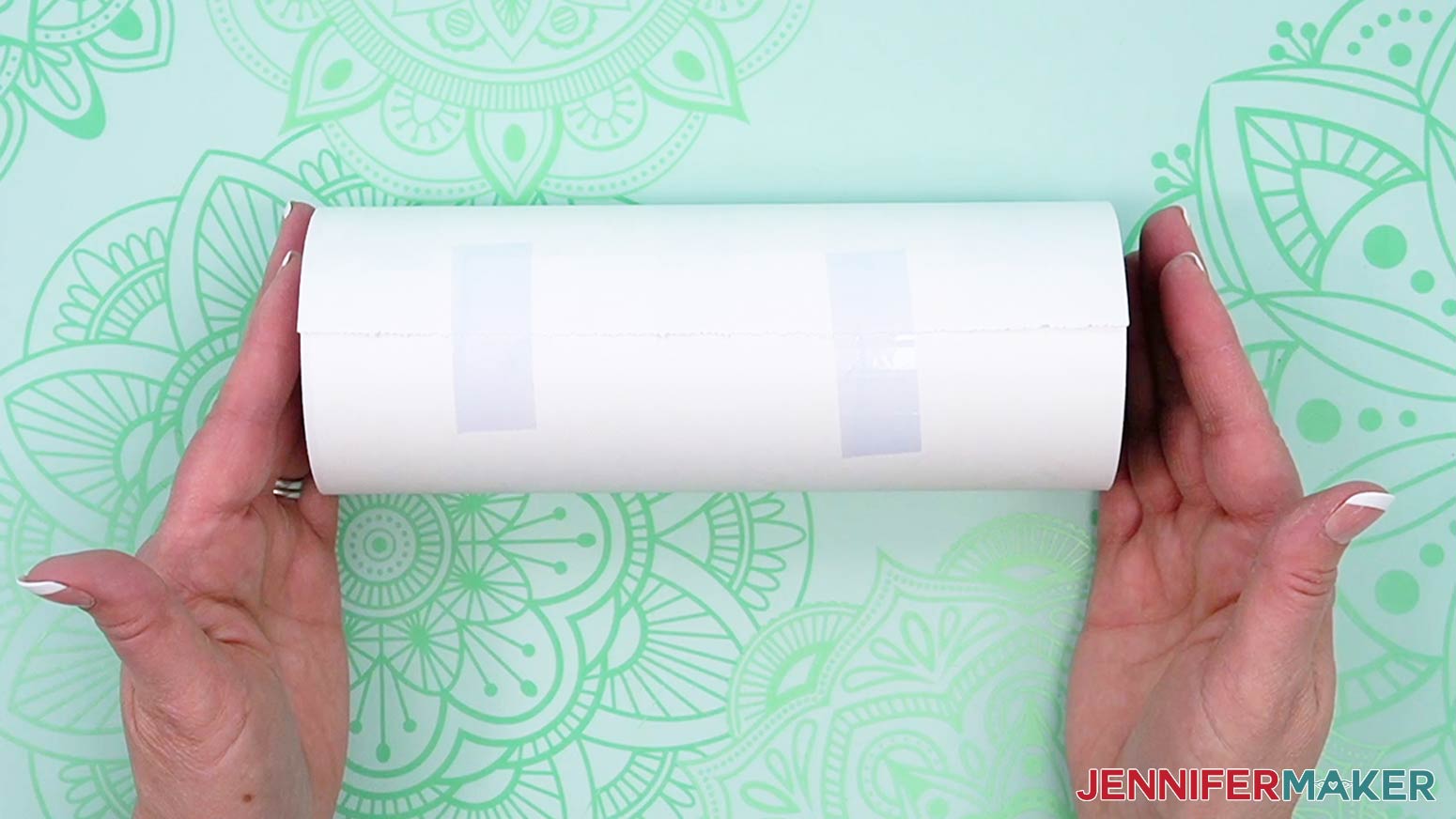 It's optional to add butcher paper around the tumbler