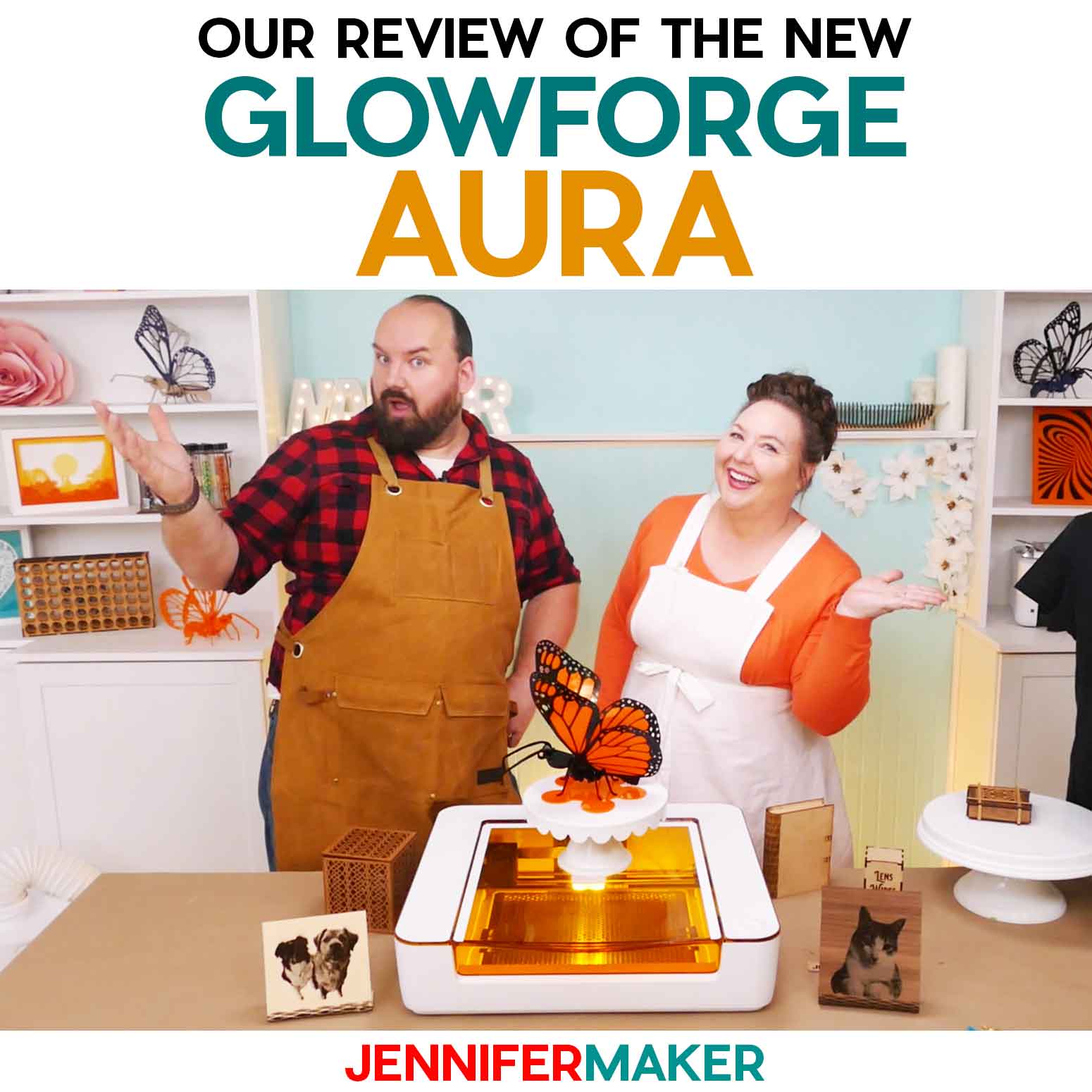 Glowforge Aura Craft Laser Review from JenniferMaker