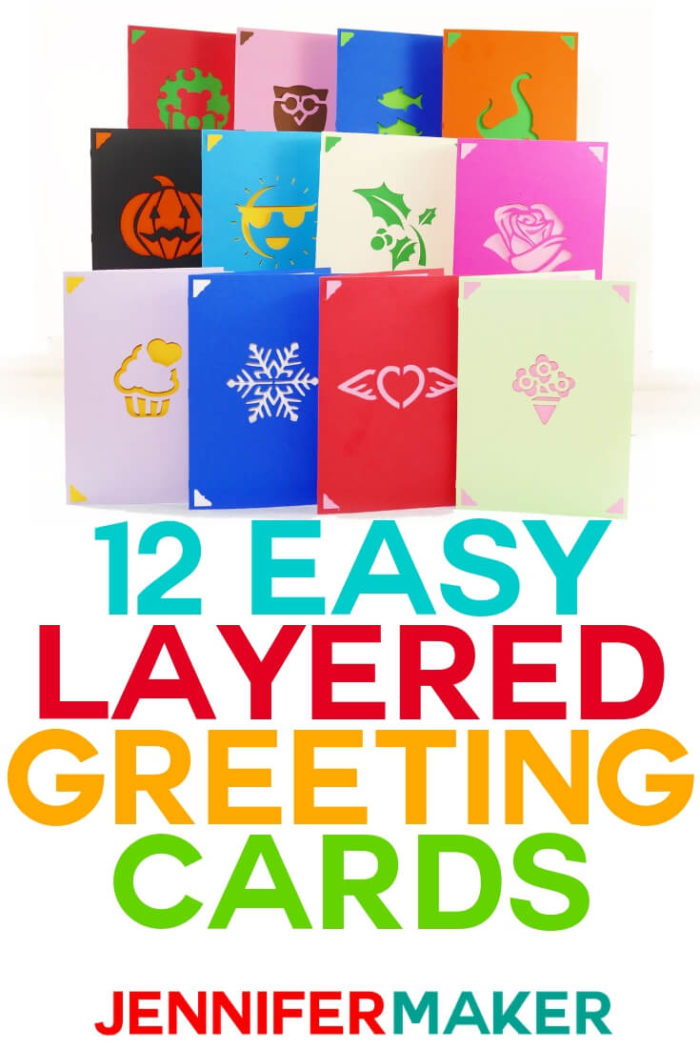 Download Easy Layers Greeting Card Set 12 More Designs Jennifer Maker