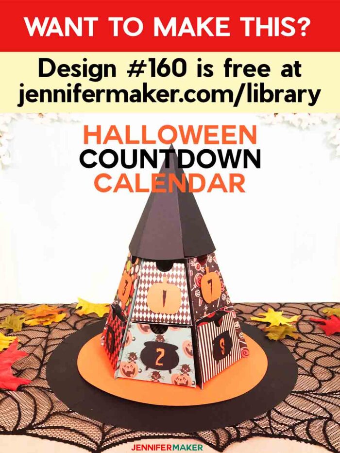 Halloween Countdown Calendar: Witch Hat Treat Boxes! - Jennifer Maker