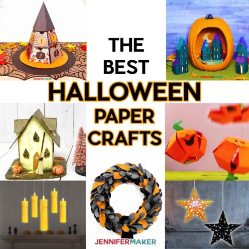 Halloween Paper Crafts: Free Printable Patterns & SVG Files