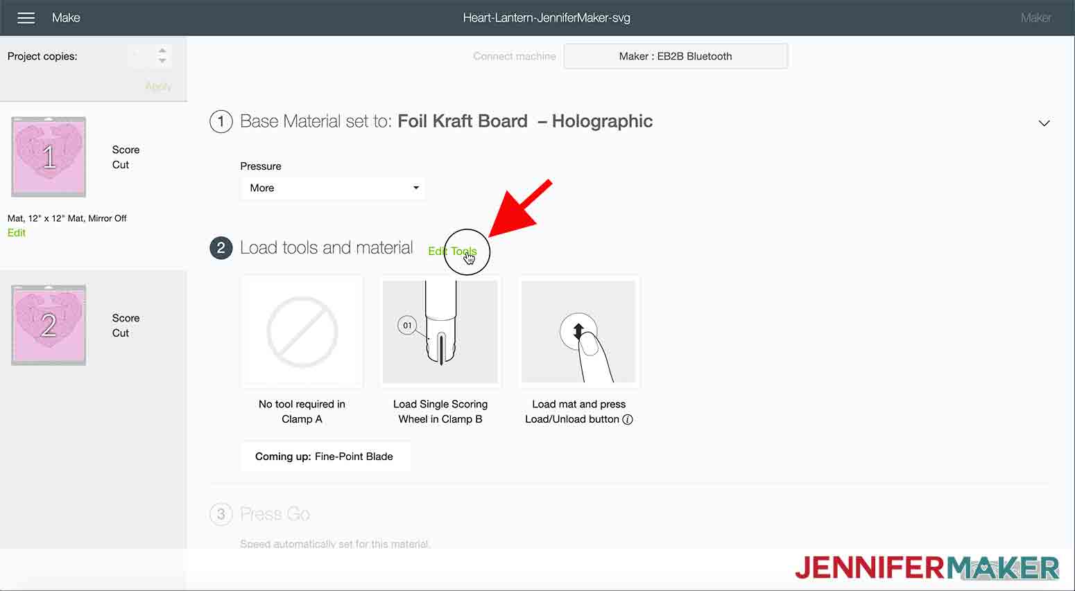 Change tool to Stylus for heart lantern design