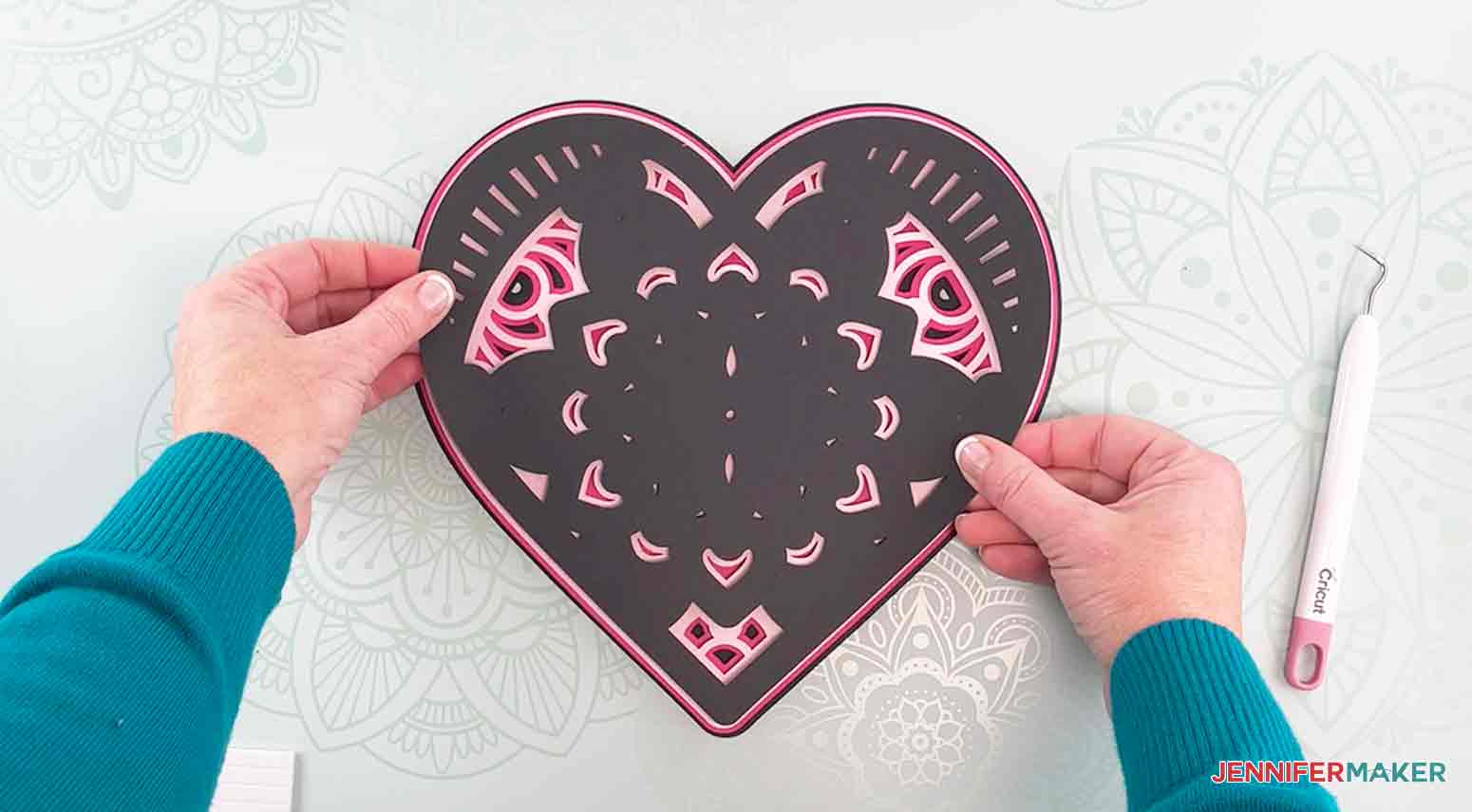 Download 3d Paper Heart Mandala How To Create Beautiful 3d Paper Art