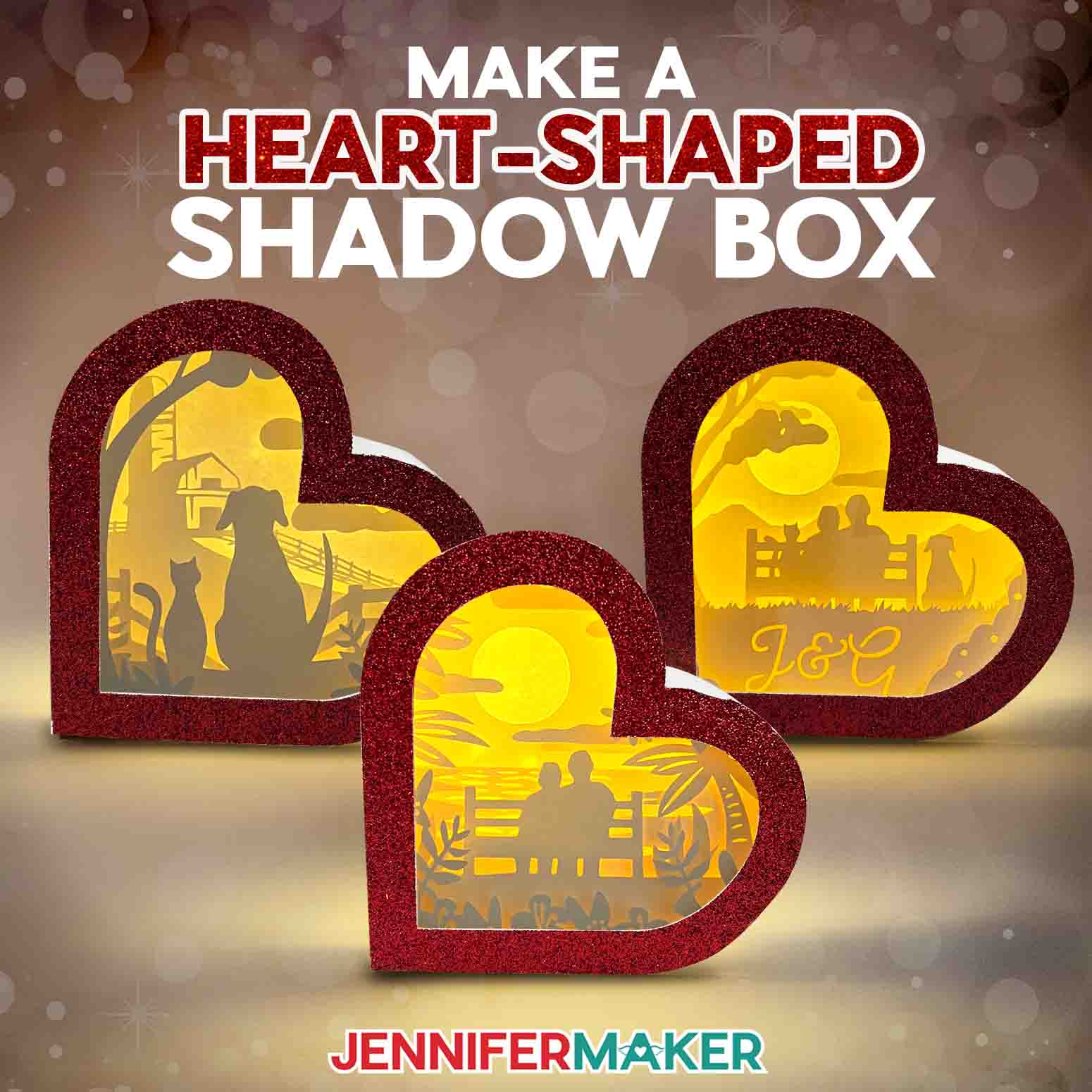Make A Heart-Shaped Shadow Box for Valentine’s Day